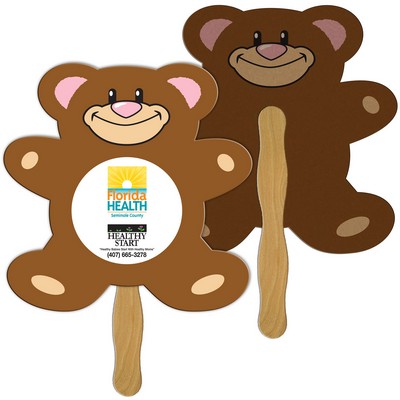 Teddy Bear Recycled Hand Fan