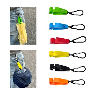 Safety Glove Clip with Carabiner