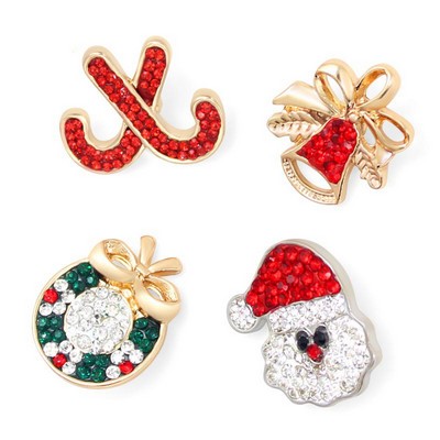 Christmas Snap Button Jewelry Charms