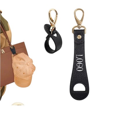 PU Leather Clip for Hat