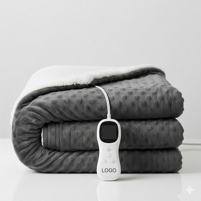 Coral Fleece Electric Blanket Thickened Heated Throw Warmth Comfort