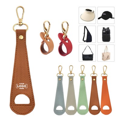 Premium Leather Hat Holder Bag Clip