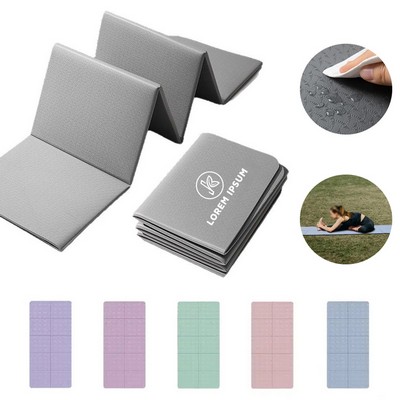 Home Workout Pilates Foldable Anti Slip Yoga Mat