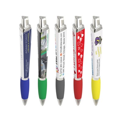 Union Printed - 3 Sided Click Performance Pen