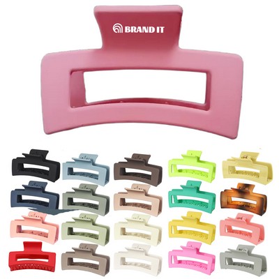 Rectangle Square Hair Claw Clips