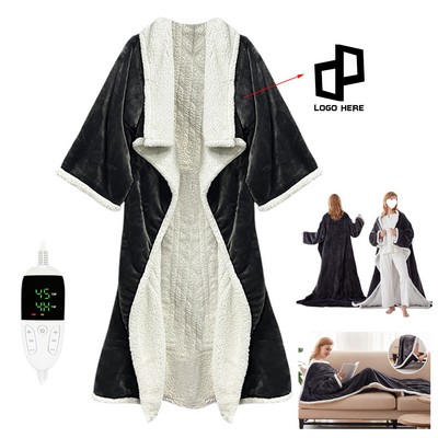 Extral Long Electric Heated Wearable Blanket